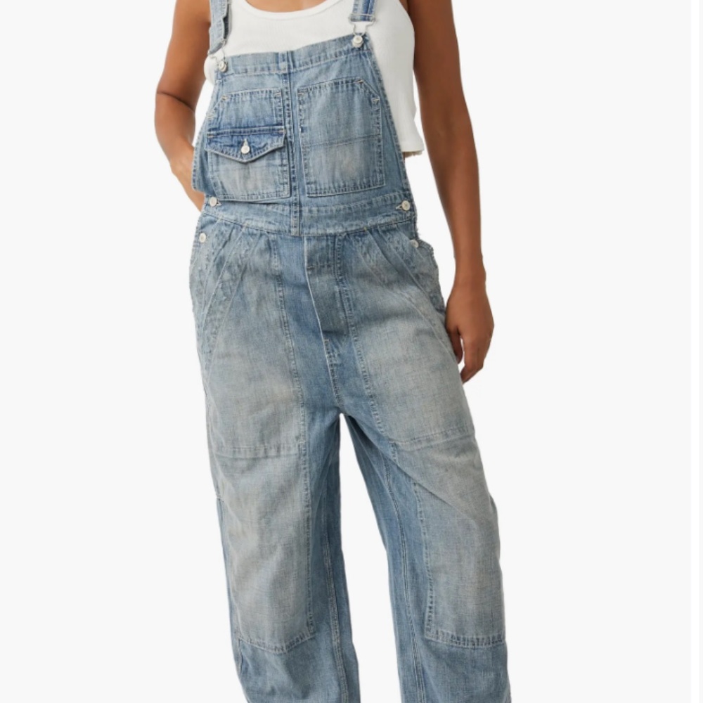We the Free Murphy Utility Denim Overalls - XS